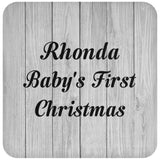 Rhonda Baby's First Christmas - Drink Coaster F