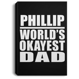 Phillip World's Okayest Dad - Canvas Portrait