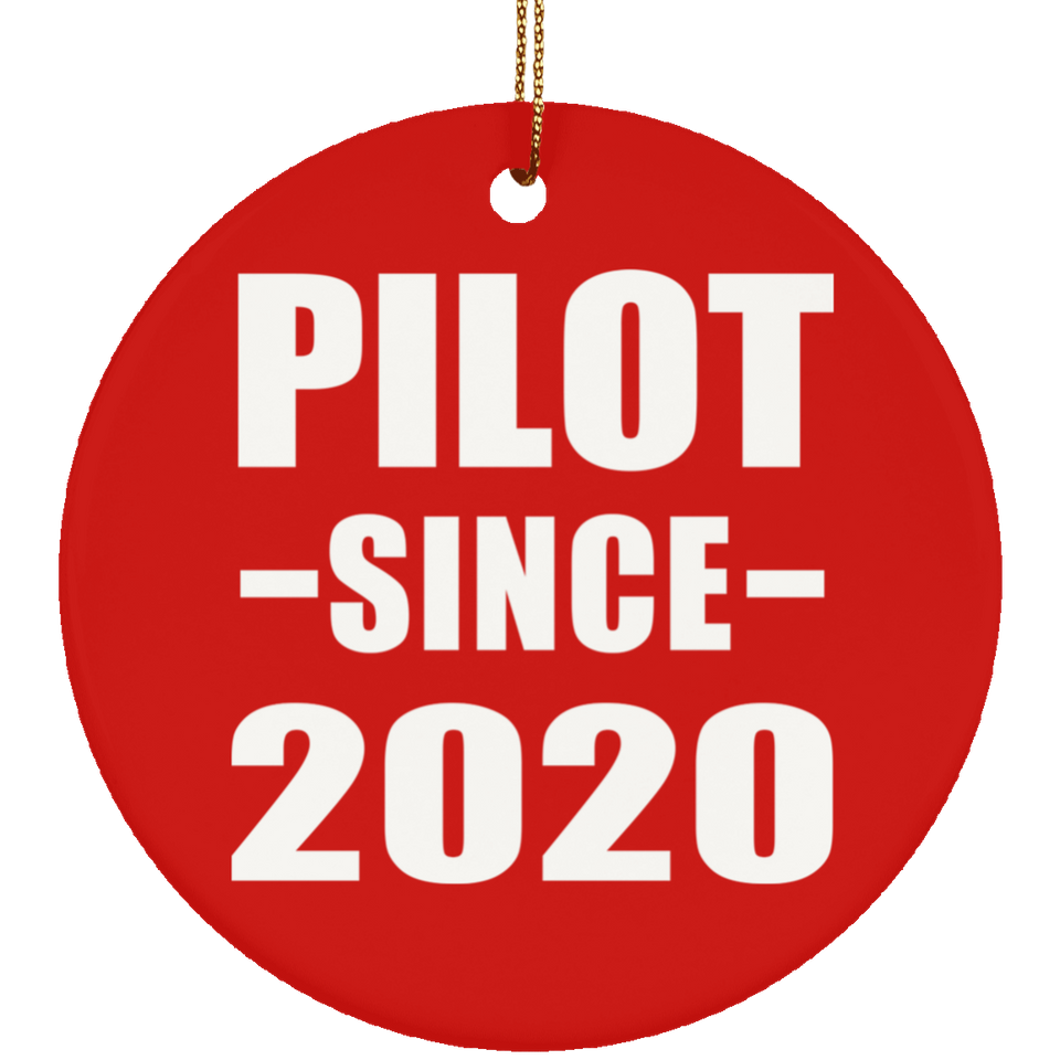 Pilot Since 2020 - Circle Ornament