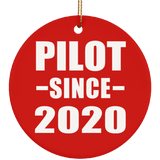 Pilot Since 2020 - Circle Ornament