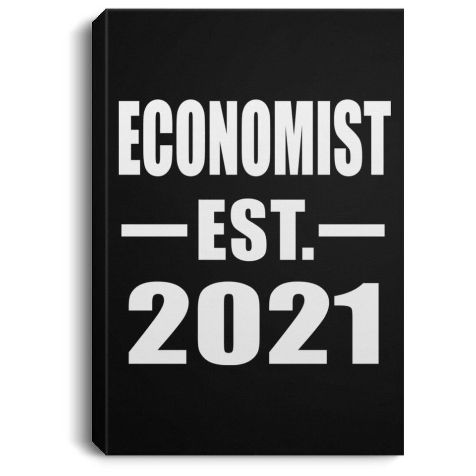 Economist Established EST. 2021 - Canvas Portrait