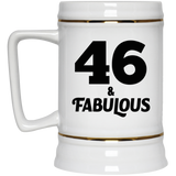 46th Birthday 46 & Fabulous - Beer Stein