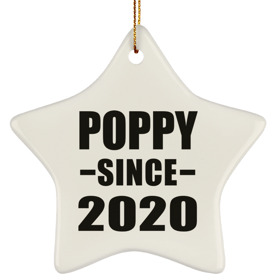 Poppy Since 2020 - Star Ornament