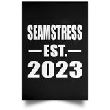 Seamstress Established EST. 2023 - Poster Portrait