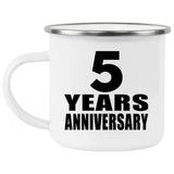 5th Anniversary 5 Years - 12oz Camping Mug