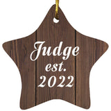 Judge Established Est. 2022 - Star Ornament D