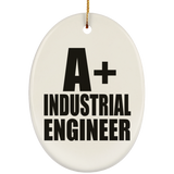 A+ Industrial Engineer - Oval Ornament