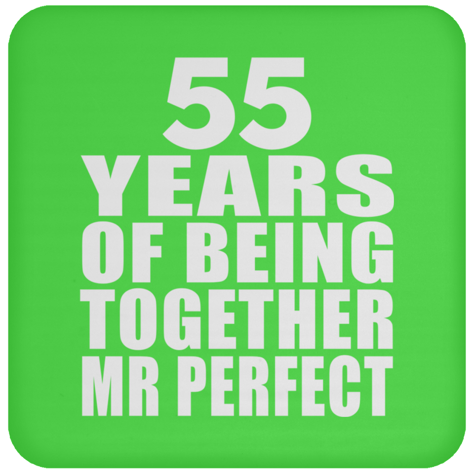 55th Anniversary 55 Years Of Being Mr Perfect - Drink Coaster