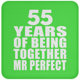 55th Anniversary 55 Years Of Being Mr Perfect - Drink Coaster