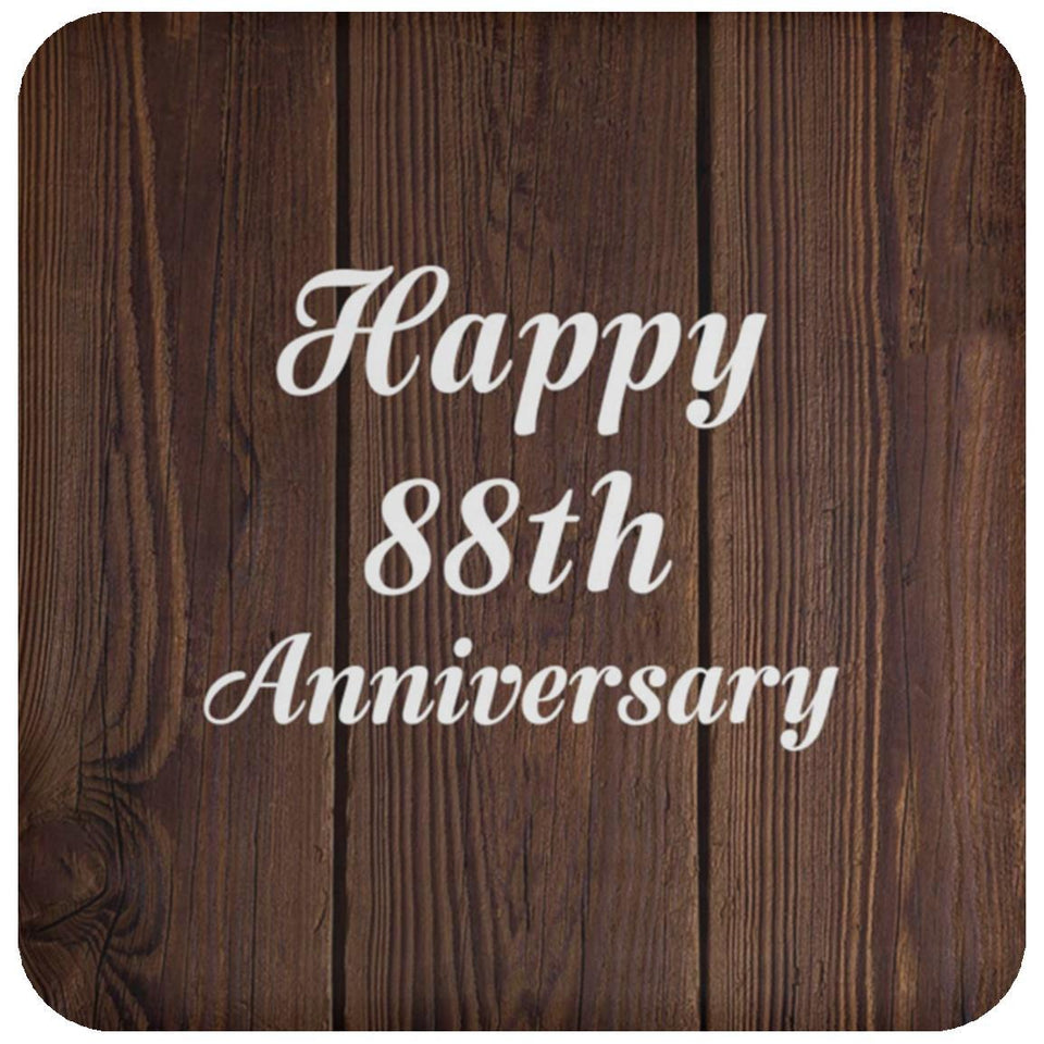 Happy 88th Anniversary - Drink Coaster D