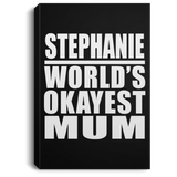Stephanie World's Okayest Mum - Canvas Portrait
