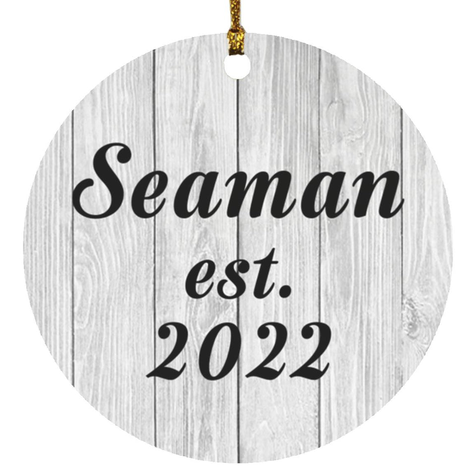 Seaman Established Est. 2022 - Circle Ornament F