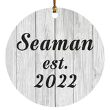 Seaman Established Est. 2022 - Circle Ornament F