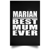 Marian Best Mum Ever - Poster Portrait