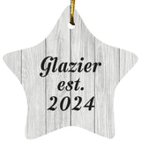 Glazier Established Est. 2024 - Star Ornament F
