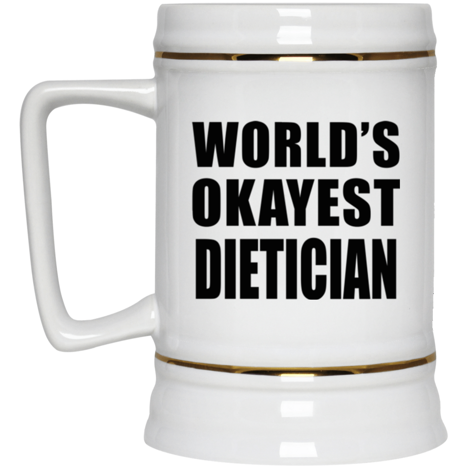 World's Okayest Dietician - Beer Stein
