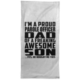 Proud Parole Officer Dad Of Awesome Son - Hand Towel