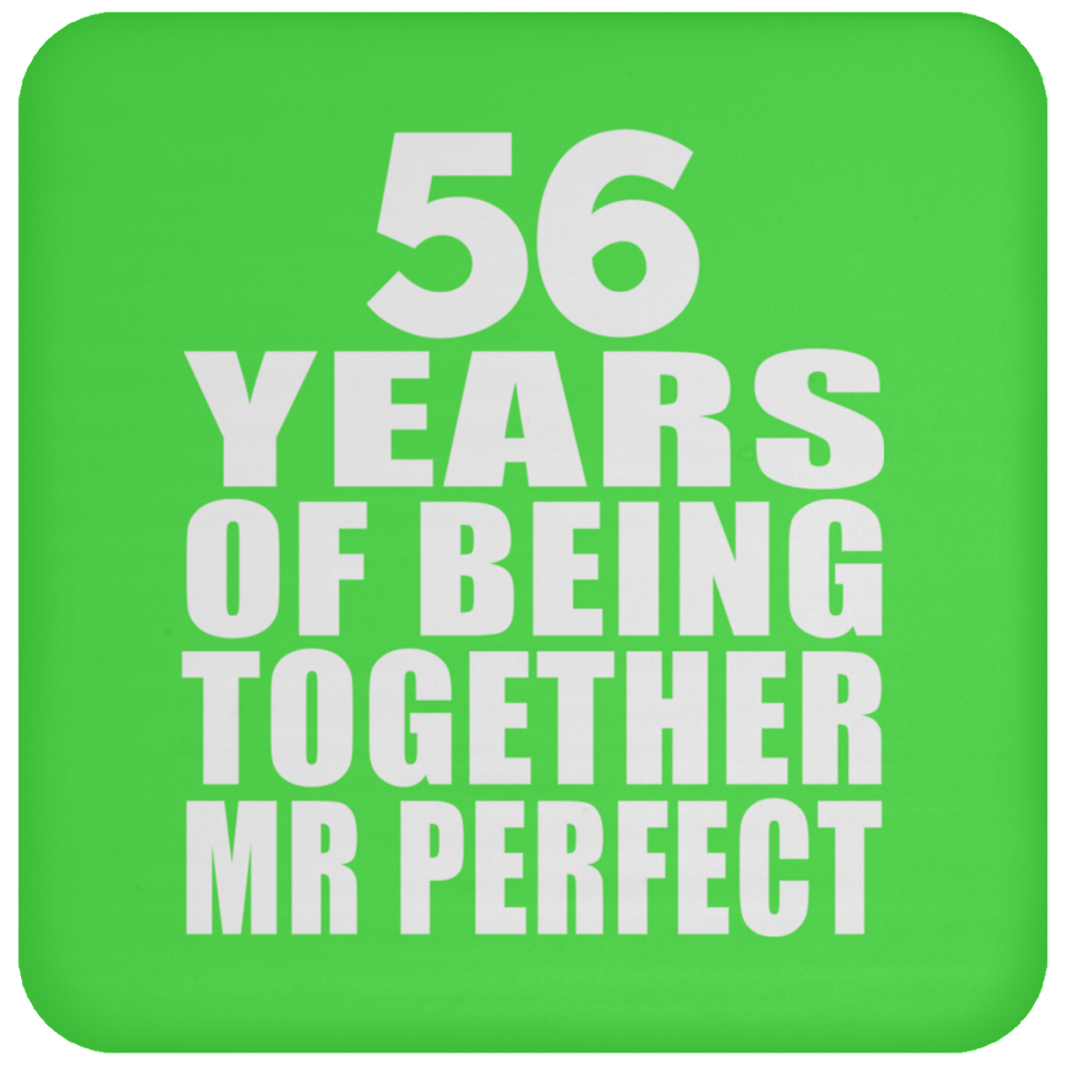 56th Anniversary 56 Years Of Being Mr Perfect - Drink Coaster