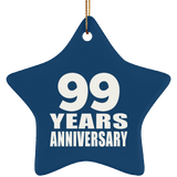 99th Anniversary 99 Years - Star Ornament