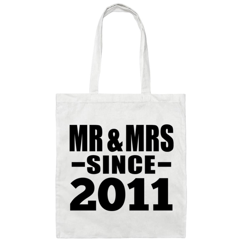 13th Anniversary Mr & Mrs Since 2011 - Tote Bag White