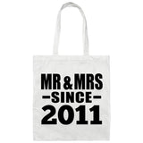 13th Anniversary Mr & Mrs Since 2011 - Tote Bag White