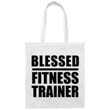 Blessed Fitness Trainer - Tote Bag White