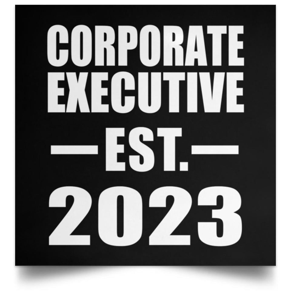 Corporate Executive Established EST. 2023 - Poster Square