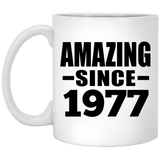 47th Birthday Amazing Since 1977 - 11 Oz Coffee Mug