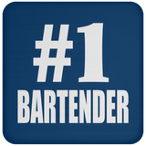 Number One #1 Bartender - Drink Coaster