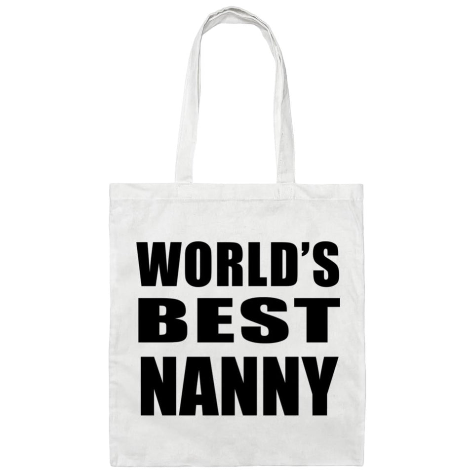 World's Best Nanny - Tote Bag White