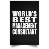 World's Best Management Consultant - Poster Portrait