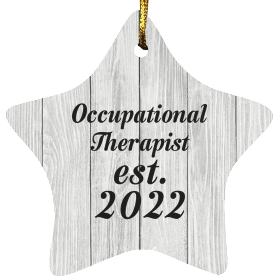 Occupational Therapist Established Est. 2022 - Star Ornament F