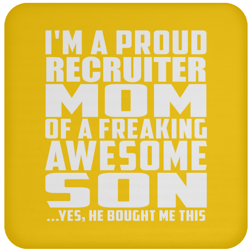 Proud Recruiter Mom Of Awesome Son - Drink Coaster