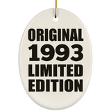 31st Birthday Original 1993 Limited Edition - Oval Ornament