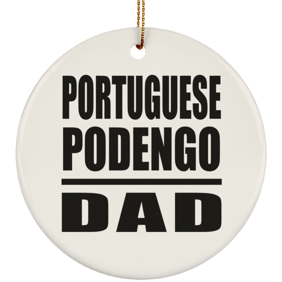 Portuguese Podengo Dad - Circle Ornament
