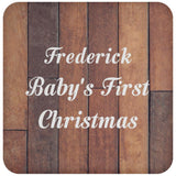 Frederick Baby's First Christmas - Drink Coaster E