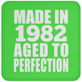 42nd Birthday Made In 1982 Aged to Perfection - Drink Coaster