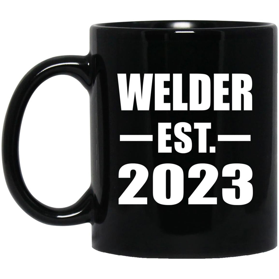 Welder Established EST. 2023 - 11oz Coffee Mug Black