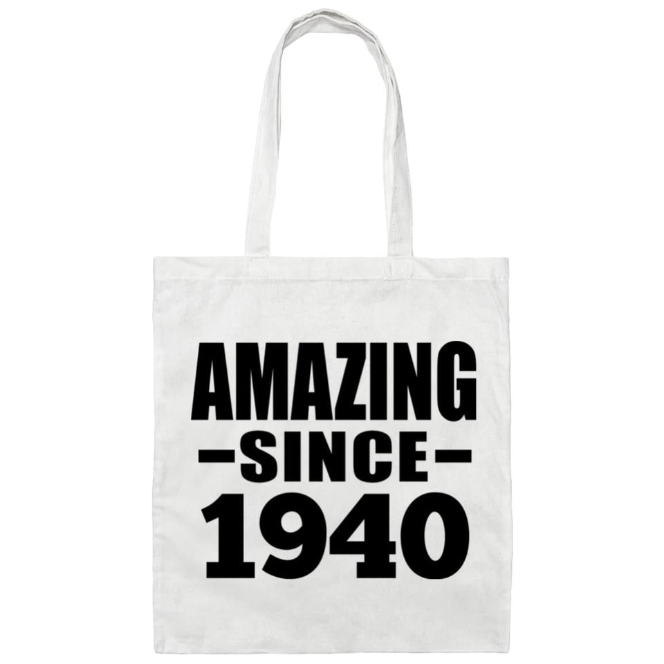 84th Birthday Amazing Since 1940 - Tote Bag White