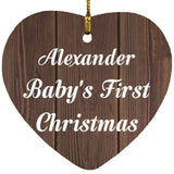 Alexander Baby's First Christmas - Heart Ornament D