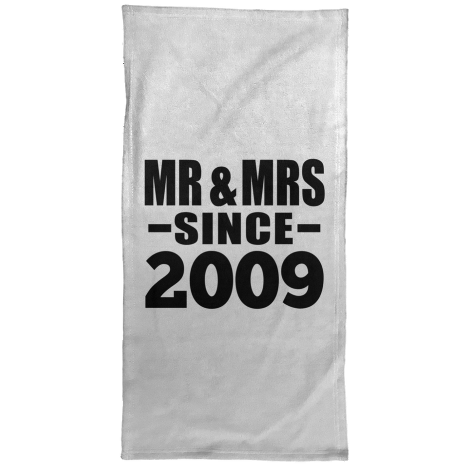 15th Anniversary Mr & Mrs Since 2009 - Hand Towel