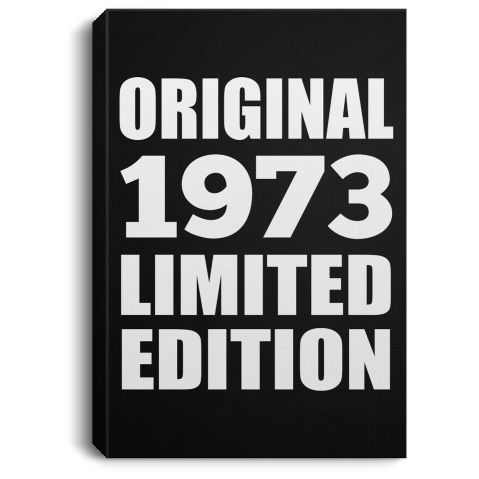 51st Birthday Original 1973 Limited Edition - Canvas Portrait