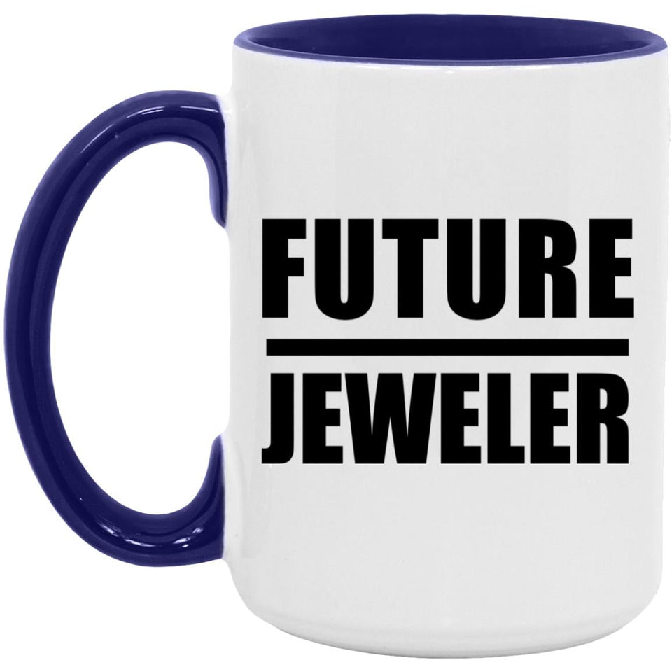Future Jeweler - 15oz Accent Mug Purple