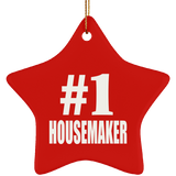 Number One #1 Housemaker - Star Ornament
