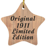 113th Birthday Original 1911 Limited Edition - Star Ornament C