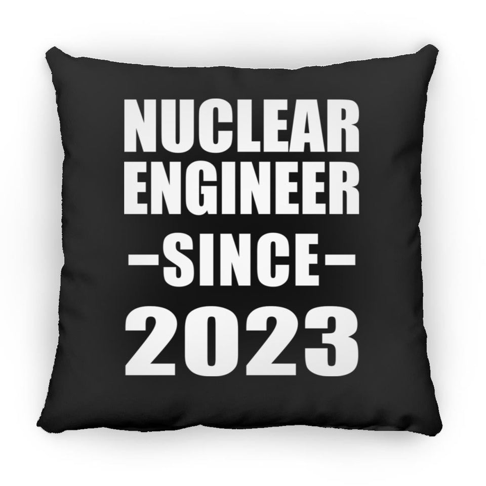 Nuclear Engineer Since 2023 - Throw Pillow Black