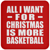All I Want For Christmas Is More Basketball - Coaster