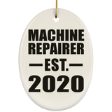 Machine Repairer Established EST. 2020 - Oval Ornament