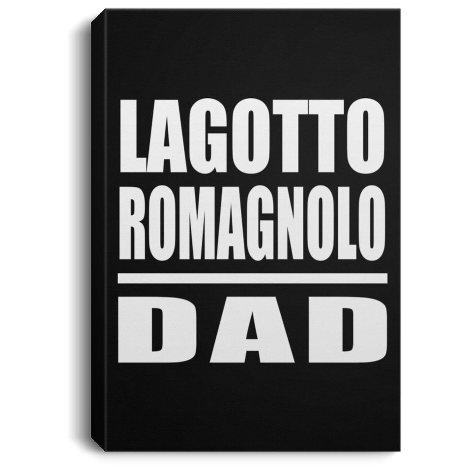 Lagotto Romagnolo Dad - Canvas Portrait