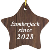 Lumberjack Since 2023 - Star Ornament D